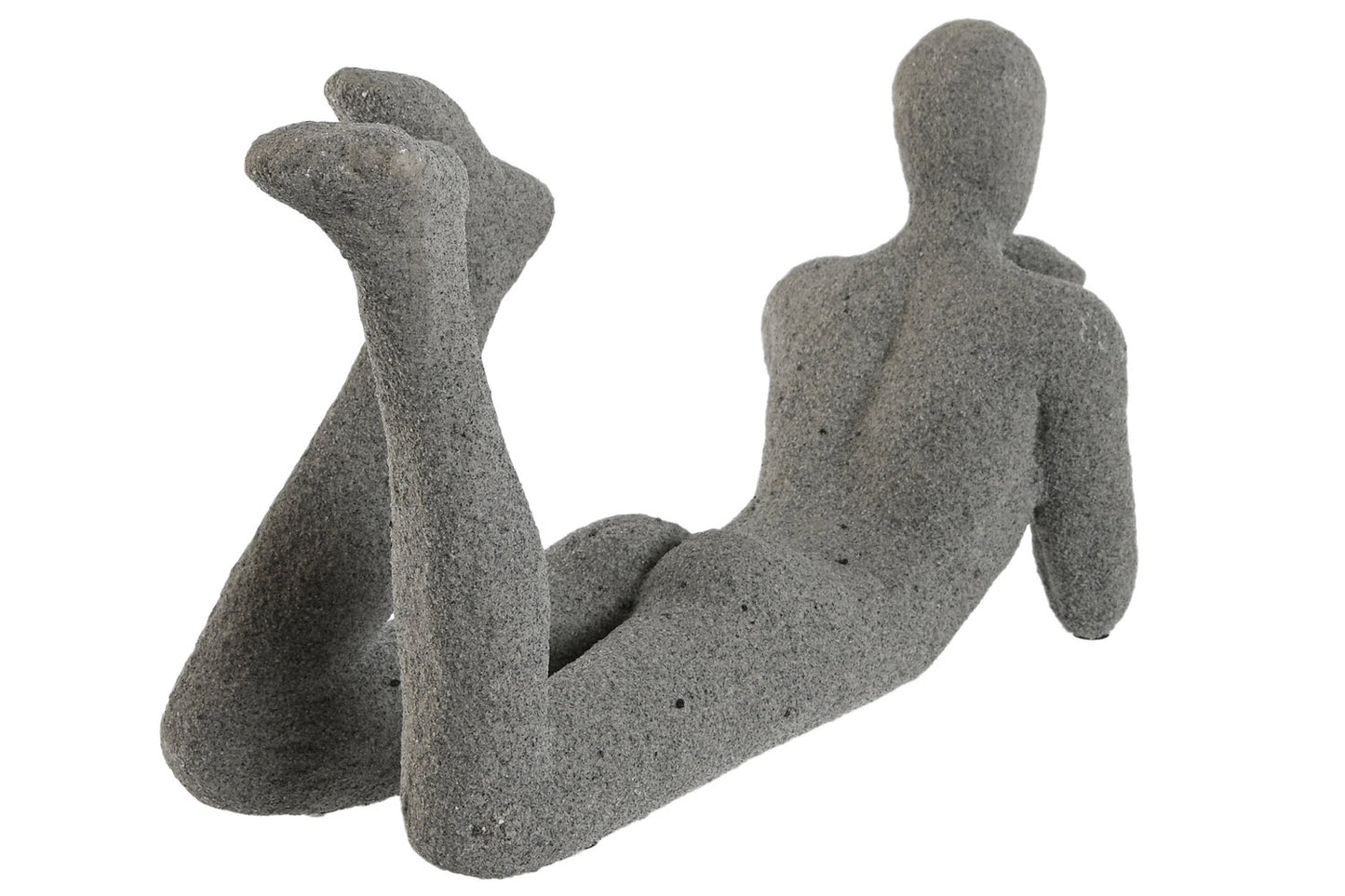 FIGURA RESINA 39X13:5X20:8 PERSONA GRIS
