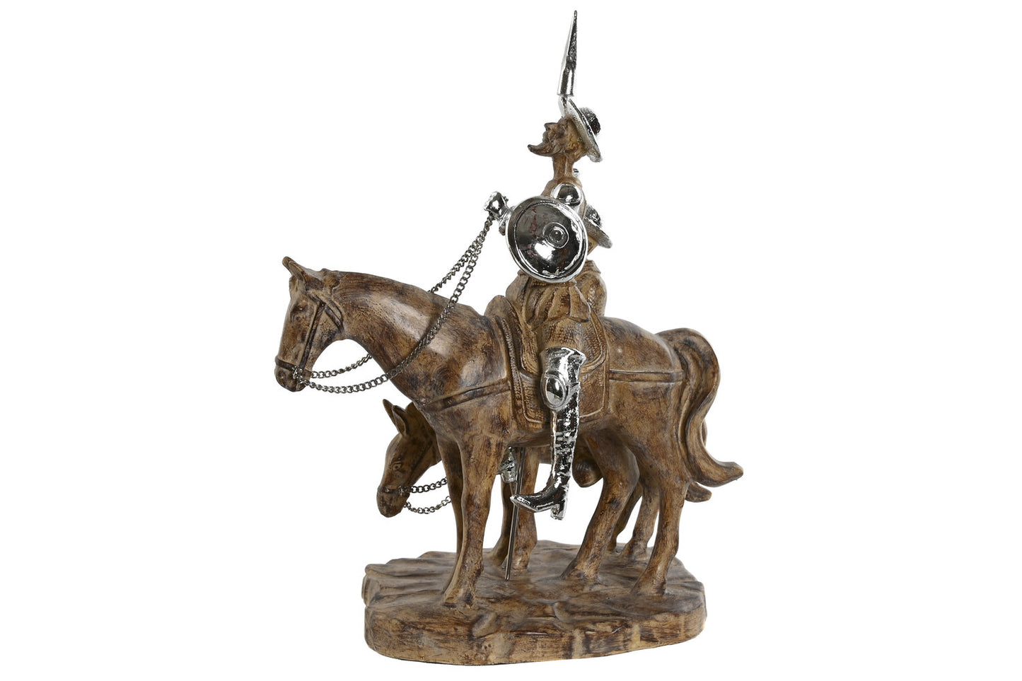 FIGURA RESINA 20:5X13X26 QUIJOTE NATURAL