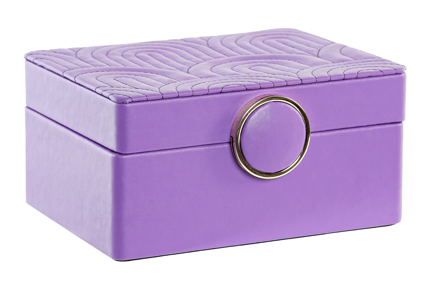 JOYERO PU MDF 23X17X10 LILA