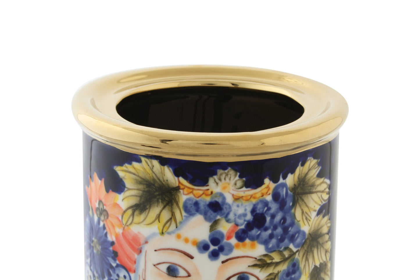 JARRON PORCELANA 11X11X25 CARA MULTICOLOR