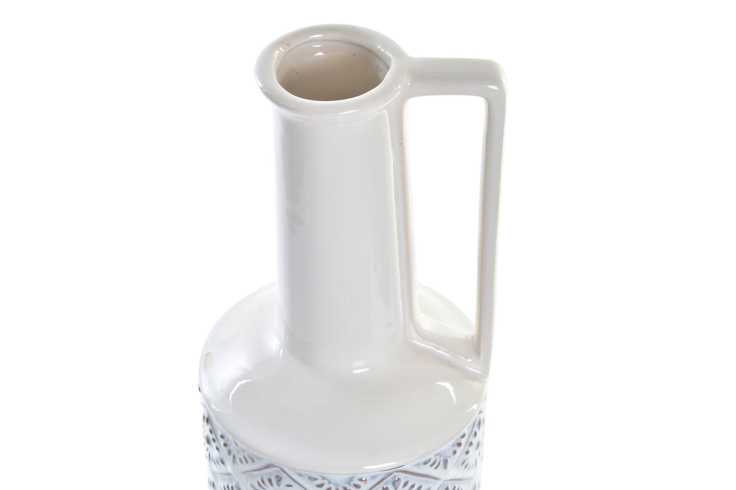 JARRON PORCELANA 14X14X45 BLANCO