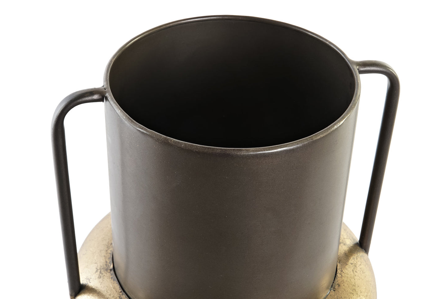 JARRON METAL 20X20X33 NEGRO