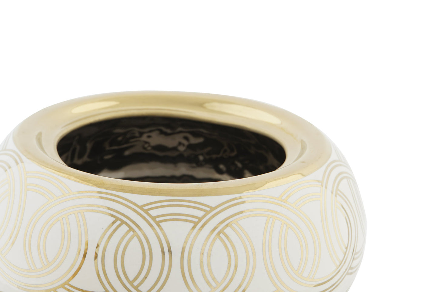 TIBOR PORCELANA 18X18X22 CROMADO BLANCO