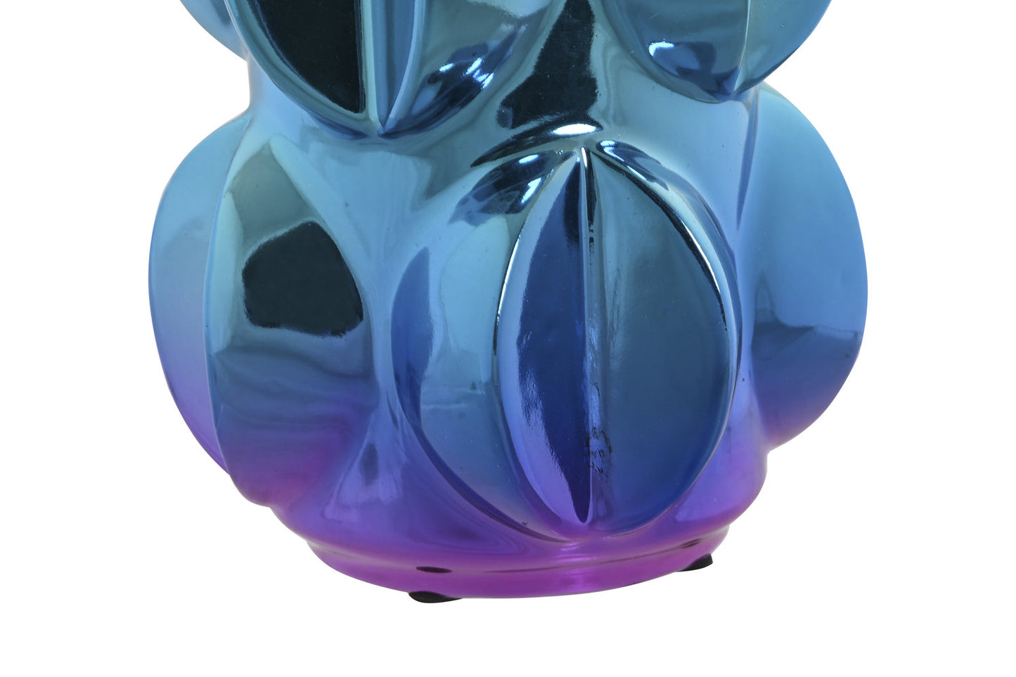 JARRON GRES 12X12X24 IRIDISCENTE MULTICOLOR