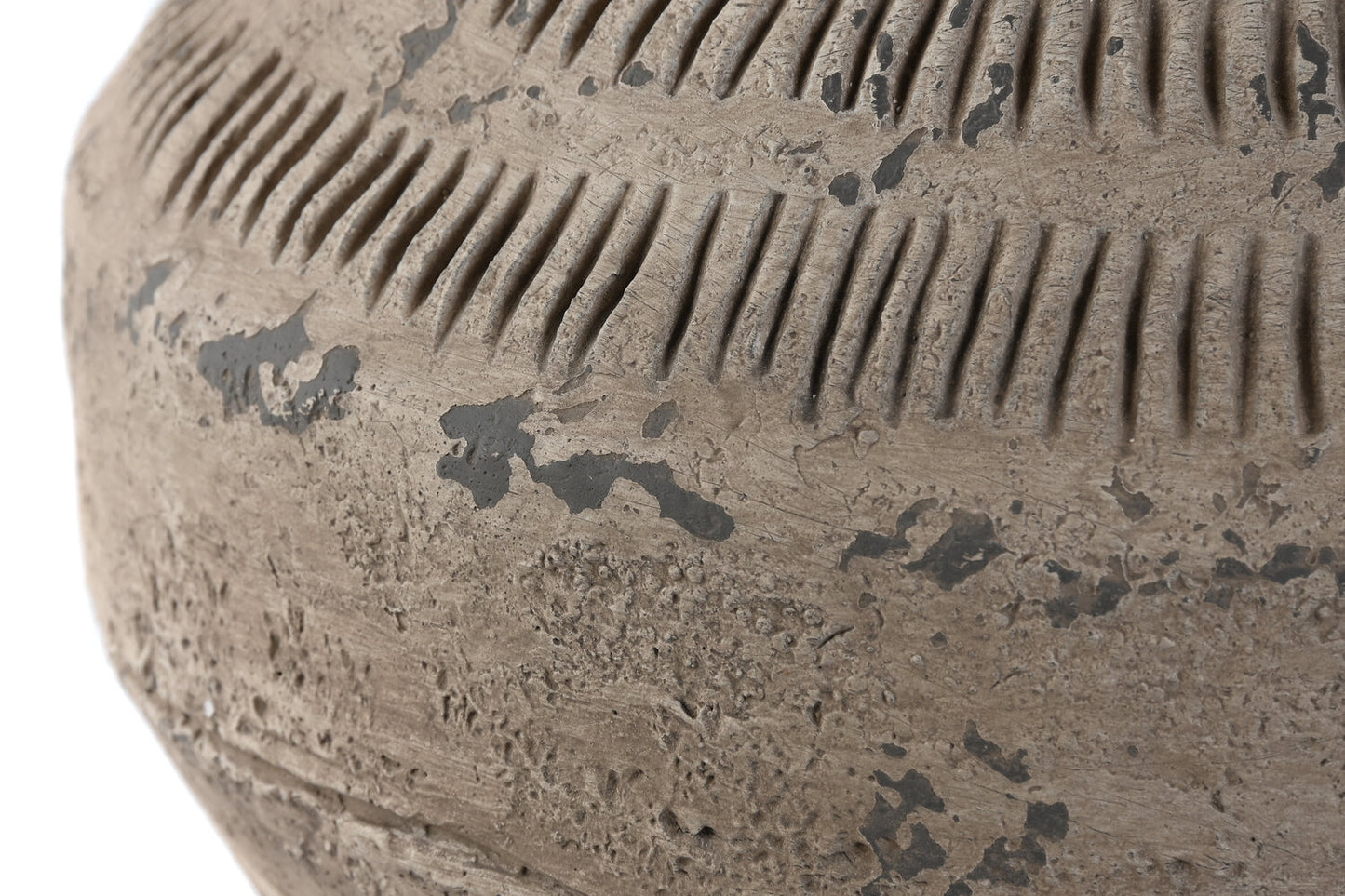 JARRON MAGNESIA METAL 30X30X47 BEIGE