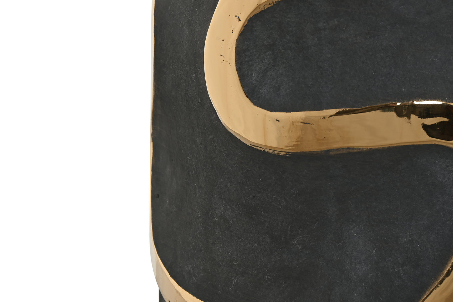 JARRON GRES 19X19X45 ABSTRACTO RUGOSO GRIS