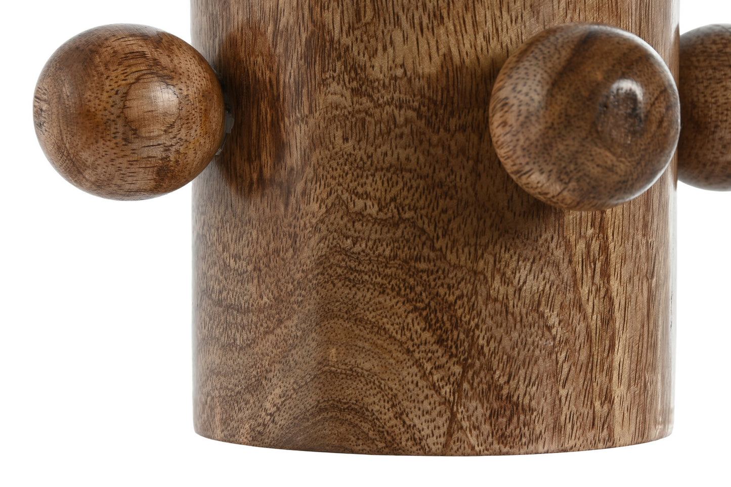 JARRON MANGO 16X16X10 BOLAS MARRON