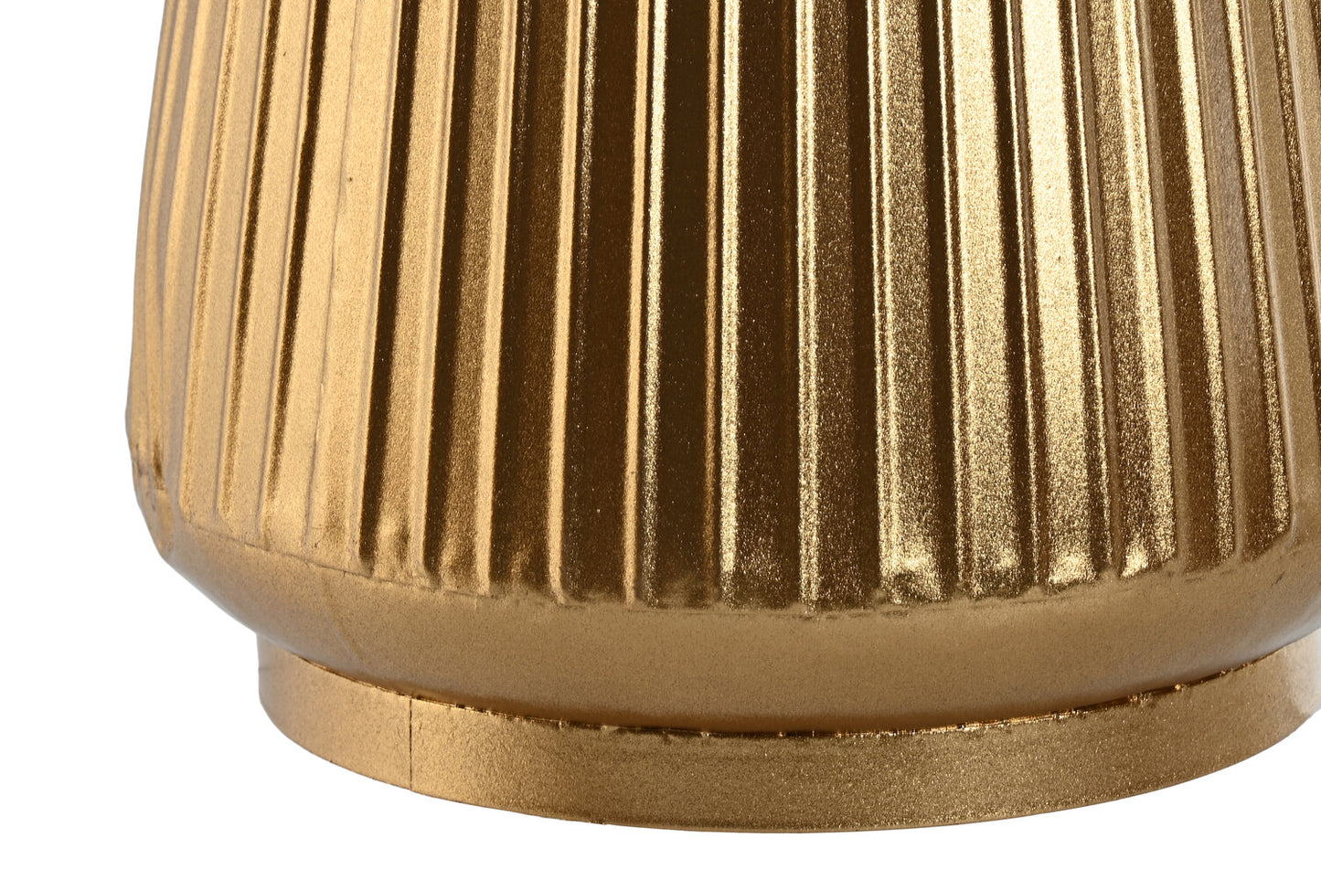 JARRON METAL 29X29X57:5 DORADO