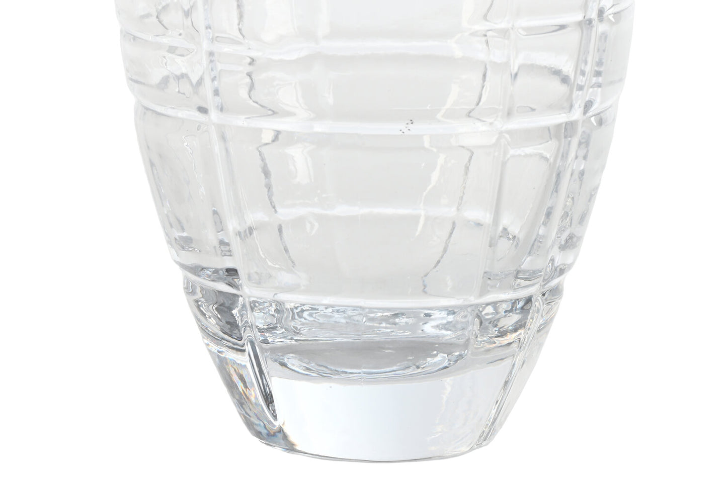 JARRON CRISTAL 11:5X11:5X28 TRANSPARENTE