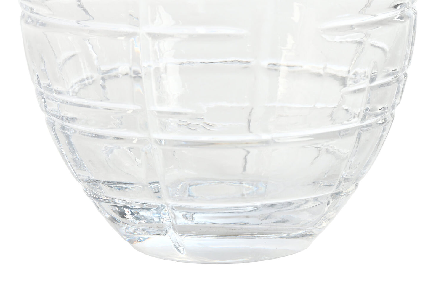 JARRON CRISTAL 12X12X17 TRANSPARENTE