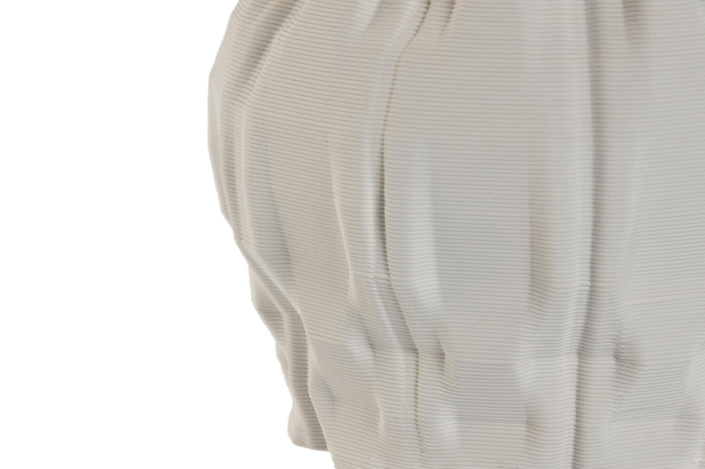 JARRON GRES 14:5X14:5X24 3D BLANCO