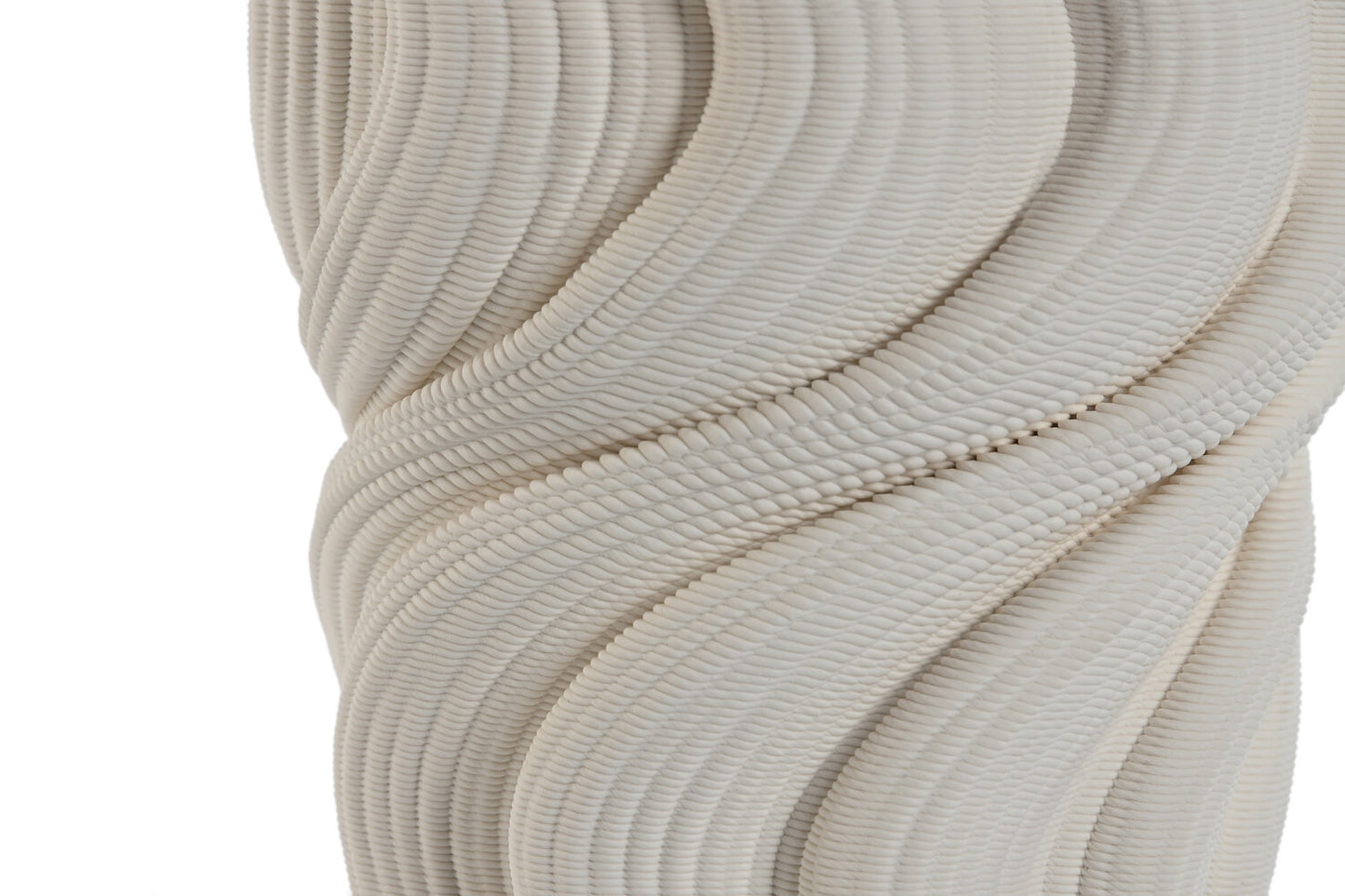 JARRON GRES 14X14X19 3D BLANCO