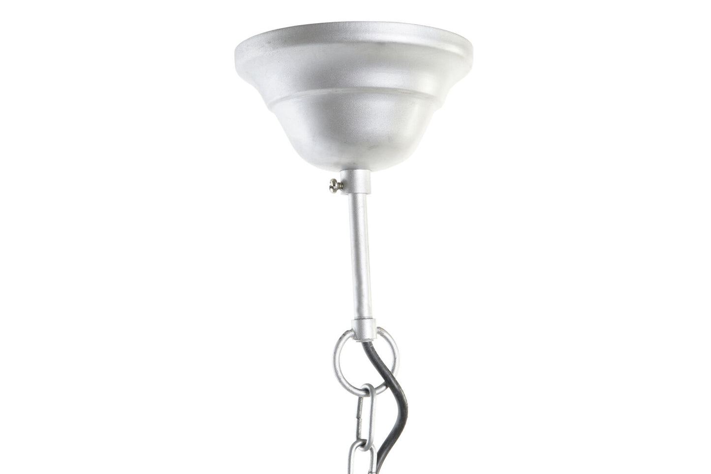 LAMPARA TECHO HIERRO MANGO 41X41X40 DESGASTADO