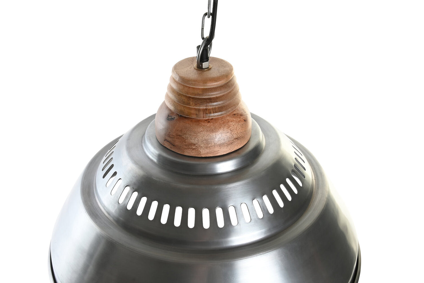 LAMPARA TECHO HIERRO MANGO 43X43X31 DESGASTADO