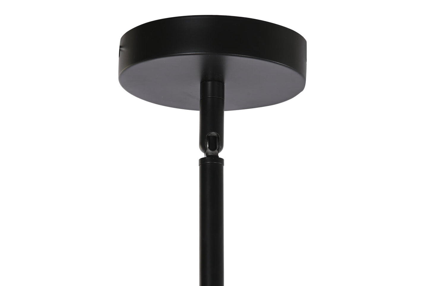 LAMPARA TECHO CRISTAL METAL 80X80X60 9 BOLAS NEGRO