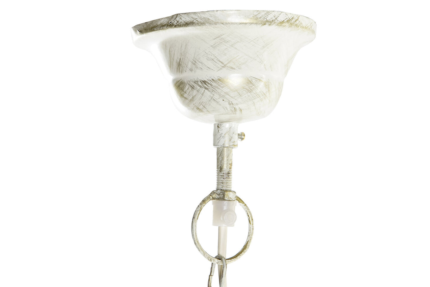 LAMPARA TECHO HIERRO 51X51X38 BLANCO