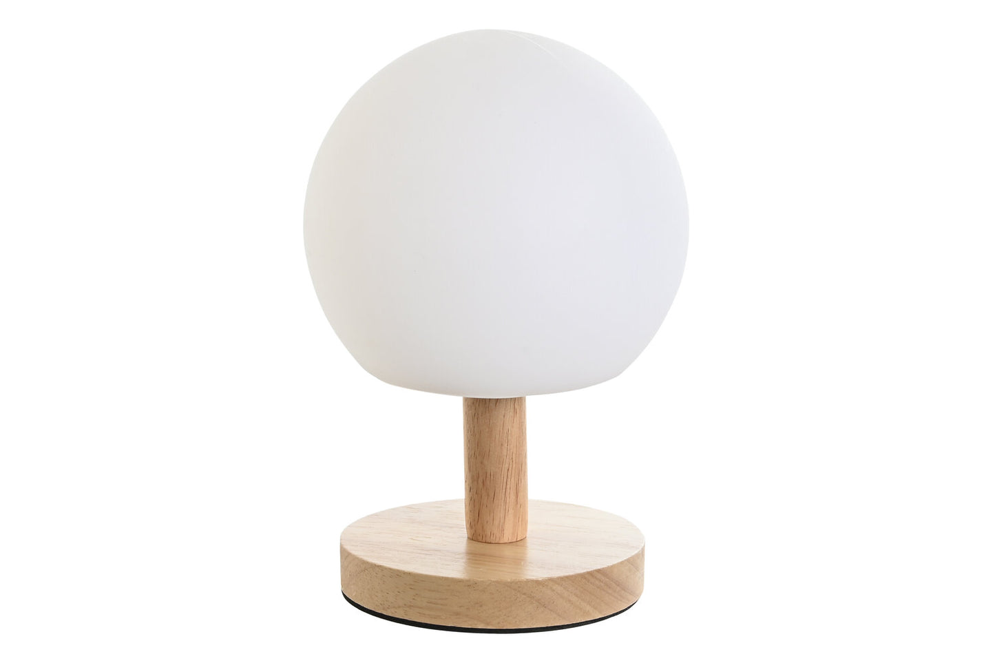 LAMPARA SOBREMESA PE MADERA 12X12X23 E27 IP20