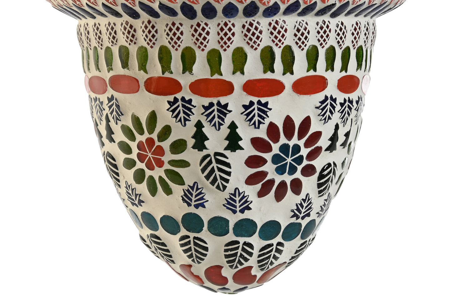 LAMPARA TECHO CRISTAL METAL 20X20X28 MOSAICO