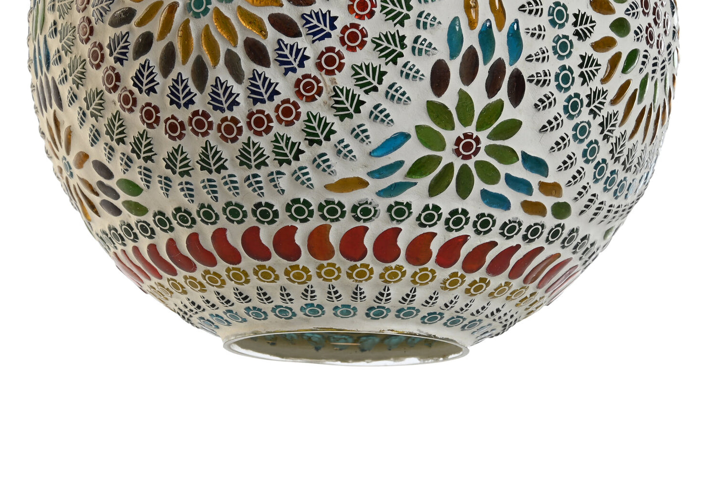 LAMPARA TECHO CRISTAL METAL 25X25X30 MOSAICO