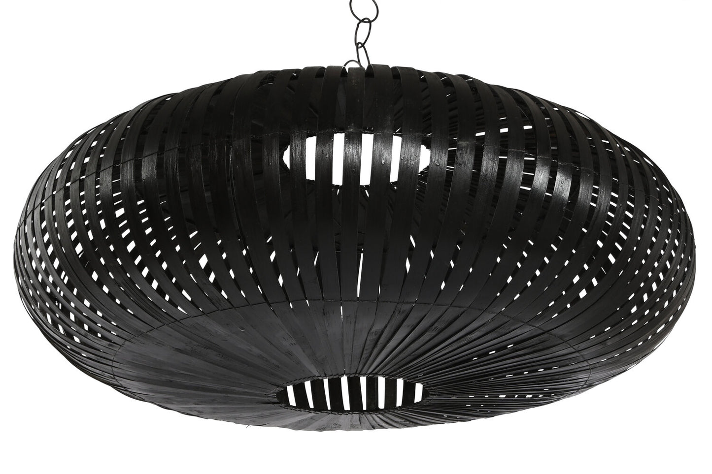 PANTALLA BAMBU 80X80X30 TECHO NEGRO