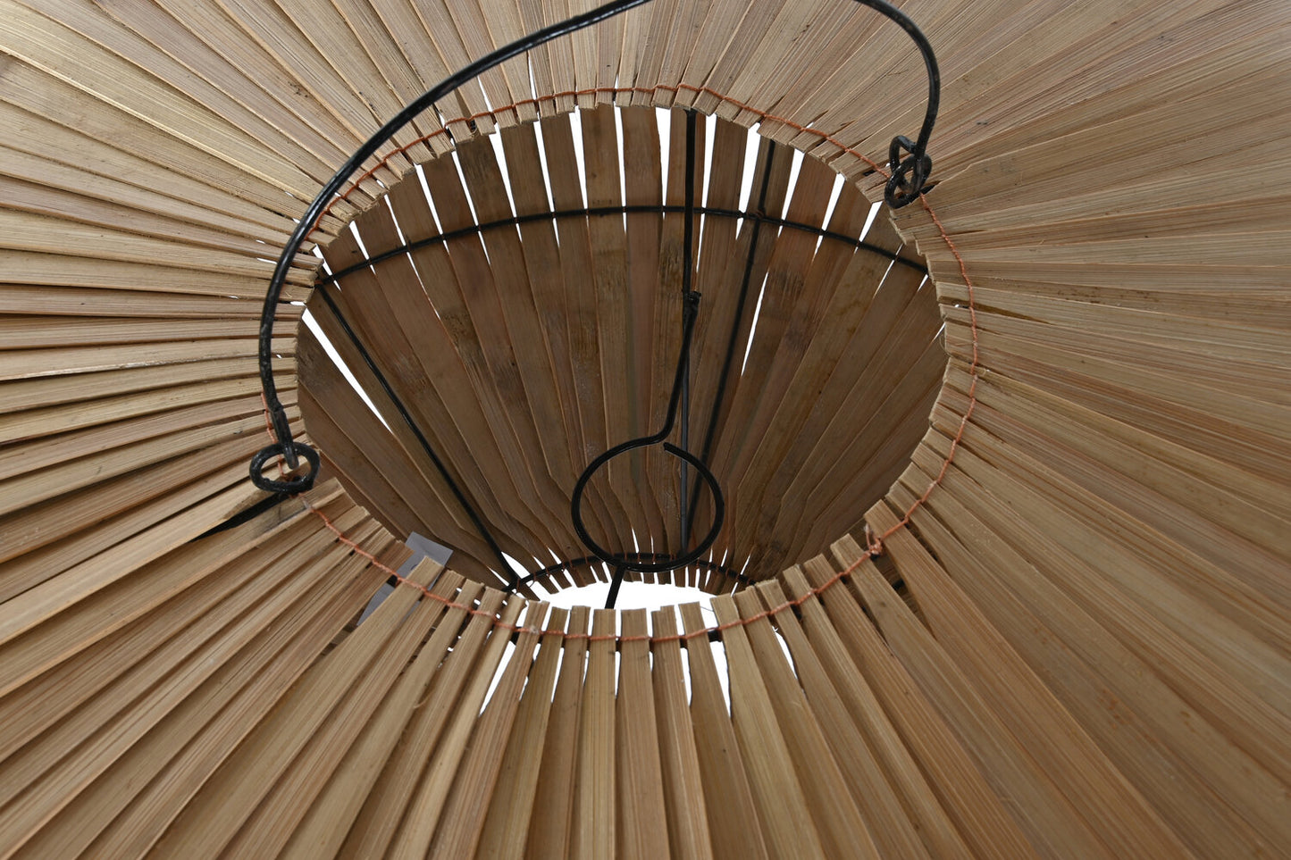 PANTALLA BAMBU 80X80X33 TECHO NATURAL