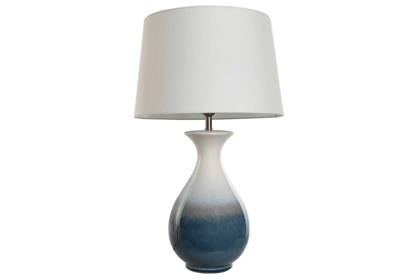 LAMPARA SOBREMESA CERAMICA ALGODON 40X40X70