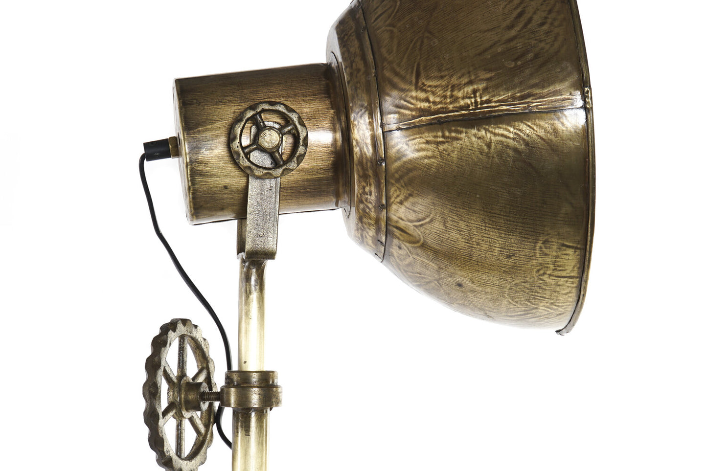 LAMPARA PIE METAL 68X66X142 DORADO