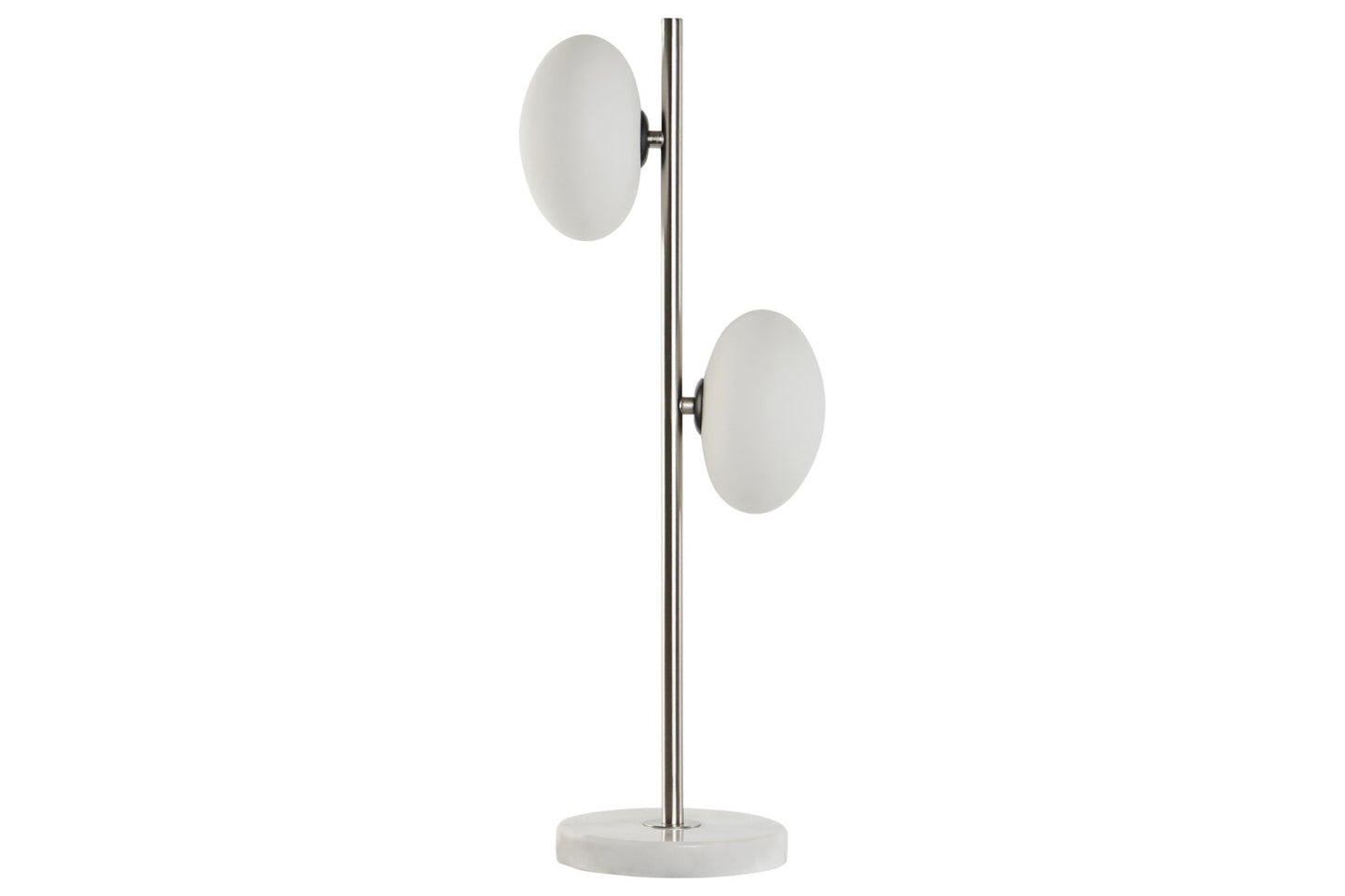 LAMPARA SOBREMESA MARMOL CRISTAL 20X17X58 BOLA