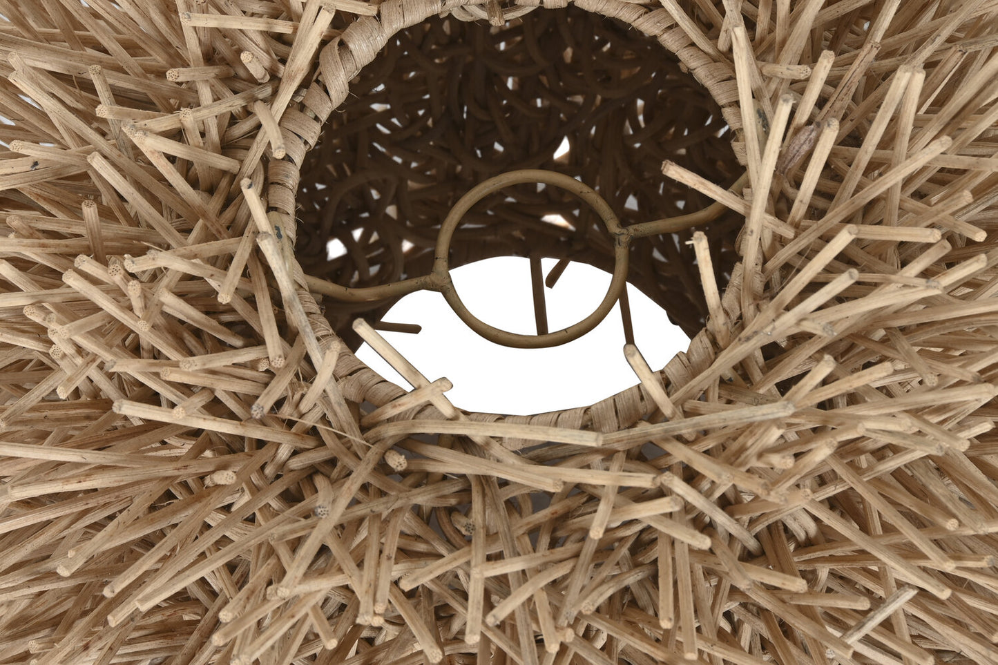PANTALLA SET 2 BAMBU 66X66X52 HECHO A MANO NATURAL