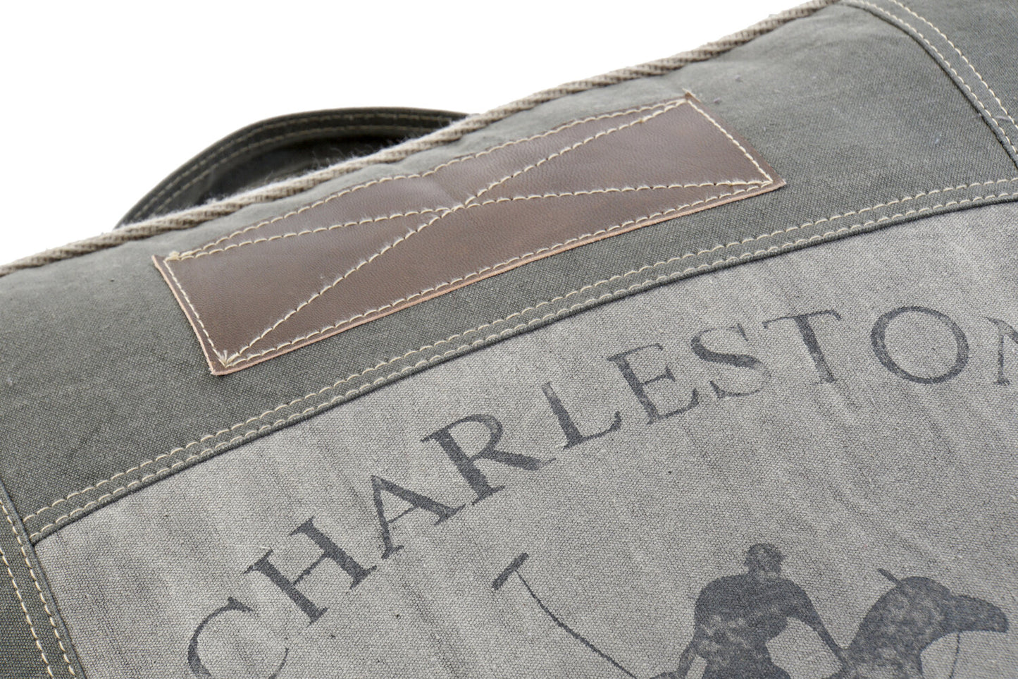 COJIN SUELO ALGODON PIEL 50X14X50 STAR ENVEJECIDO