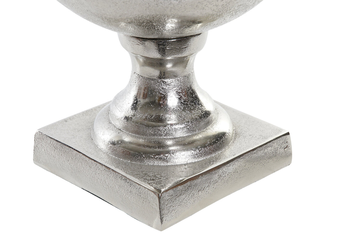 JARRON ALUMINIO 24X24X49 COPA PLATEADO