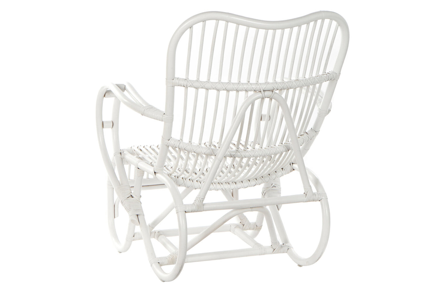 BUTACA RATAN 75X85X85 BLANCO