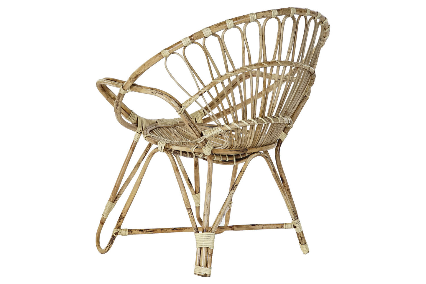 SILLA RATAN 77X58X85 NATURAL NATURAL