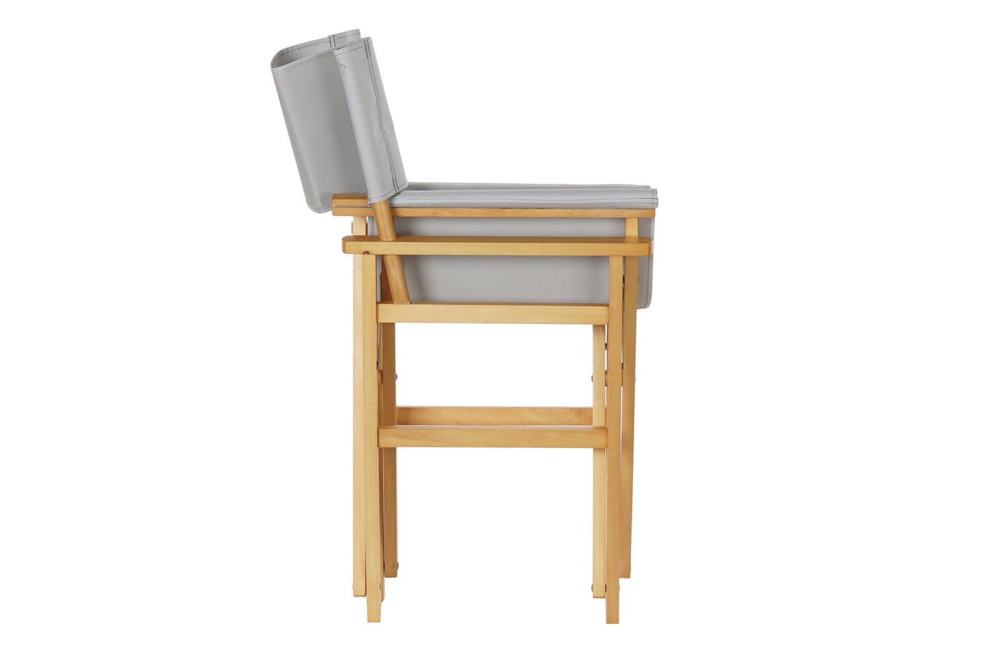 SILLA PINO POLIESTER 56X48X87 DIRECTOR GRIS