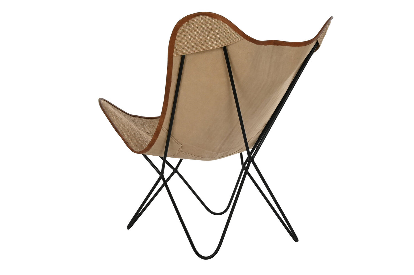 SILLA METAL RATAN 74X78X92