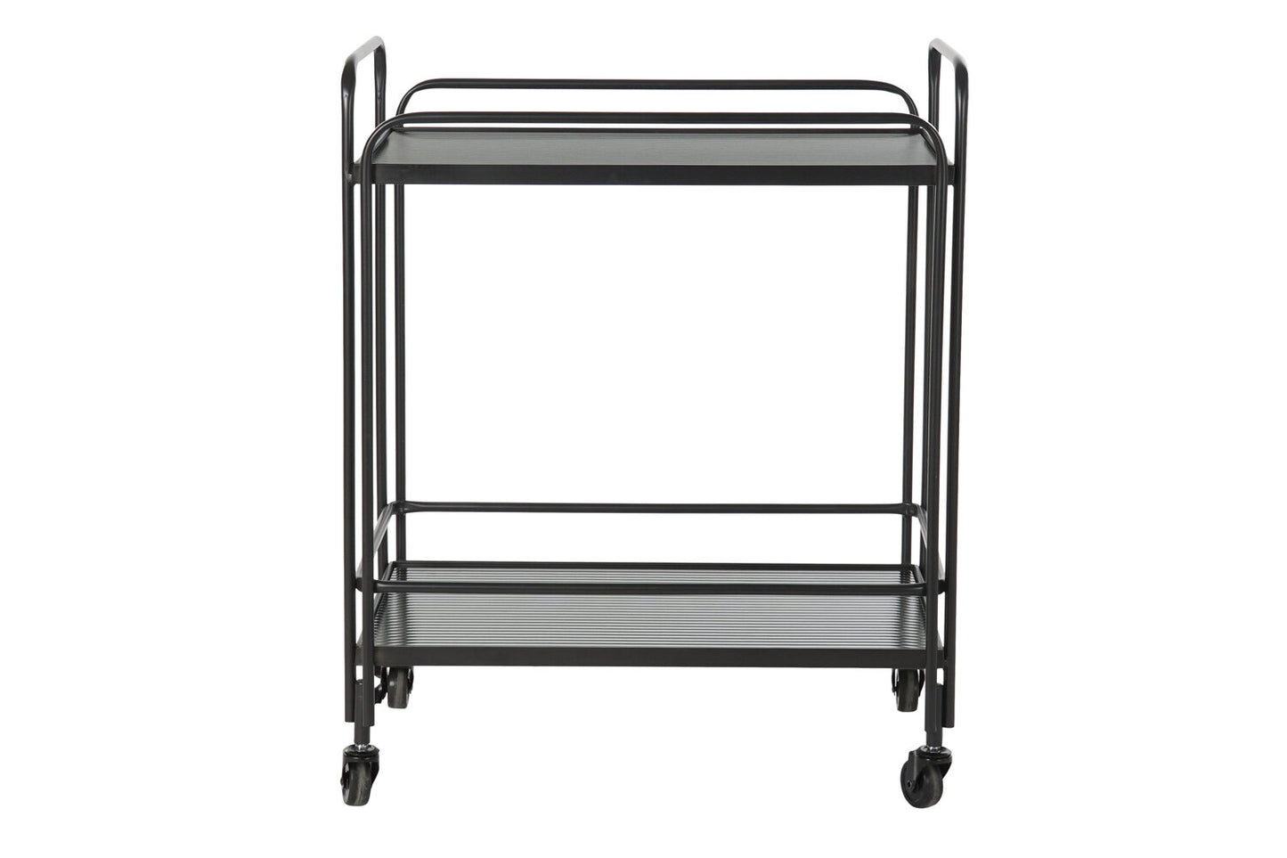 CAMARERA METAL CRISTAL 60:5X40:5X75:5 NEGRO