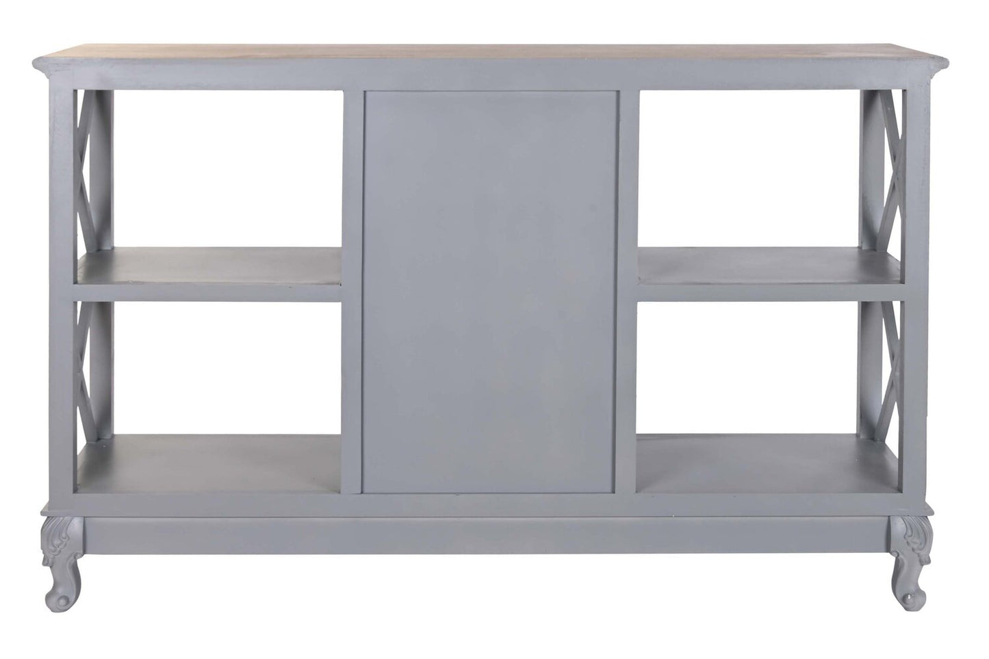 BUFFET PAULOWNIA MDF 132X40X84:5 GRIS
