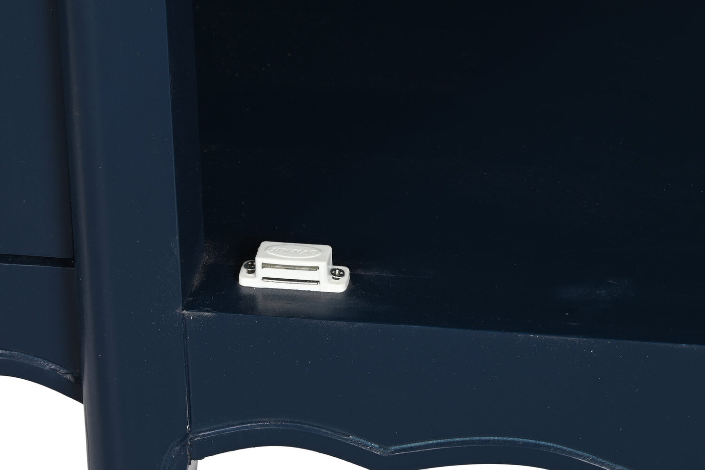 VITRINA PAULOWNIA CRISTAL 141:5X44X199 AZUL MARINO