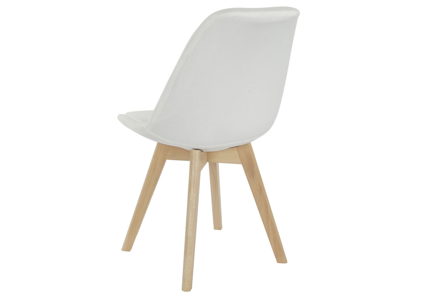 SILLA POLIESTER HAYA 48X56X83 ACOLCHADO BLANCO
