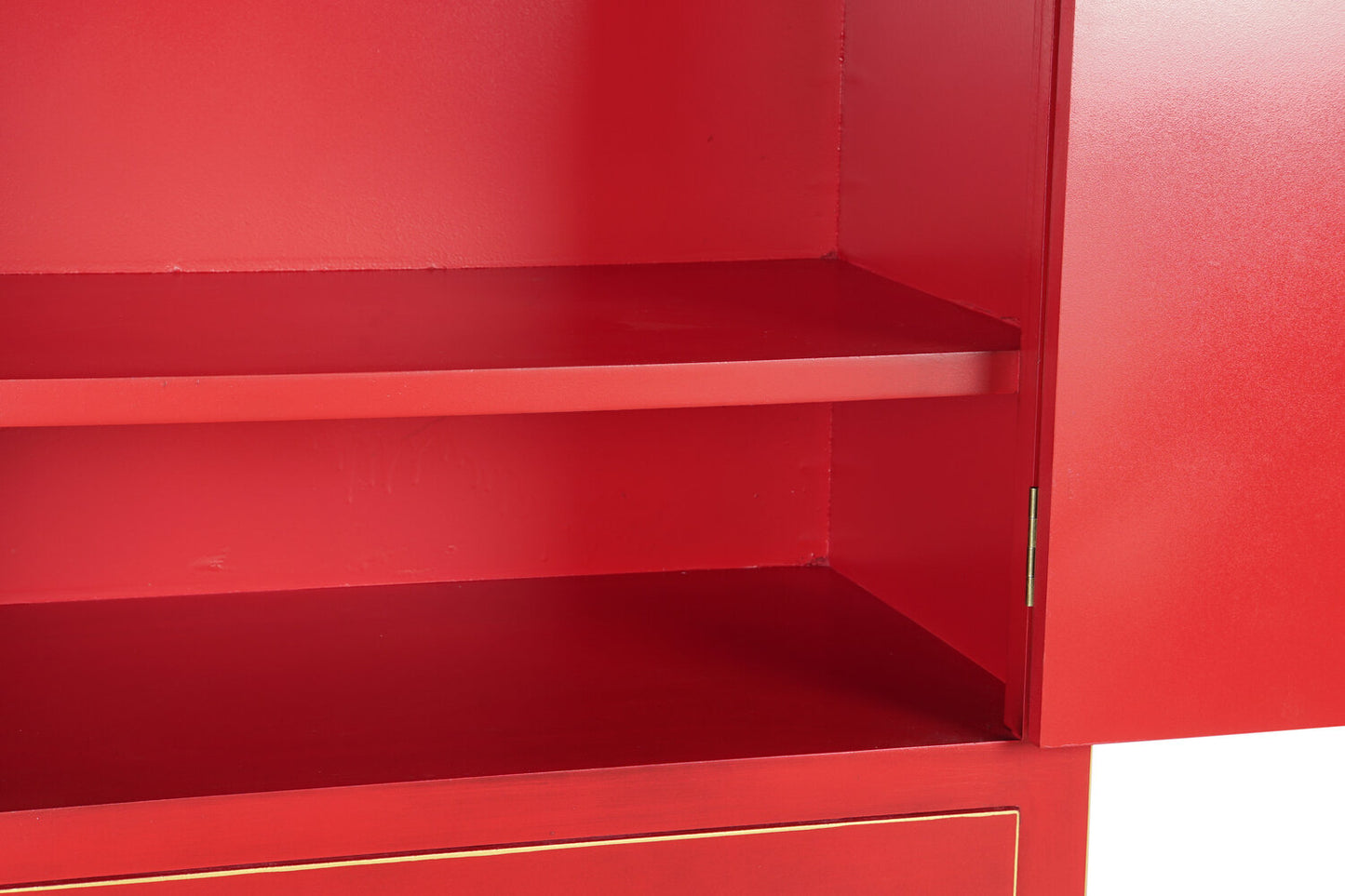 ARMARIO ABETO MDF 85:5X50:5X186:2 ROJO