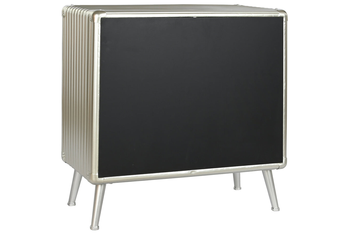 APARADOR METAL MDF 80X39X82 PLATEADO