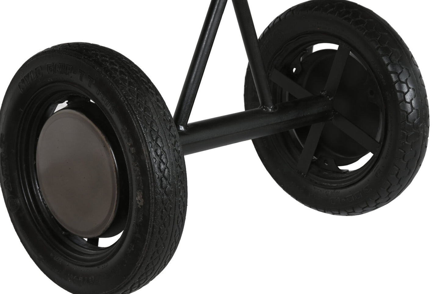 CONSOLA METAL MADERA 191X58X91 52:30 AVION NEGRO