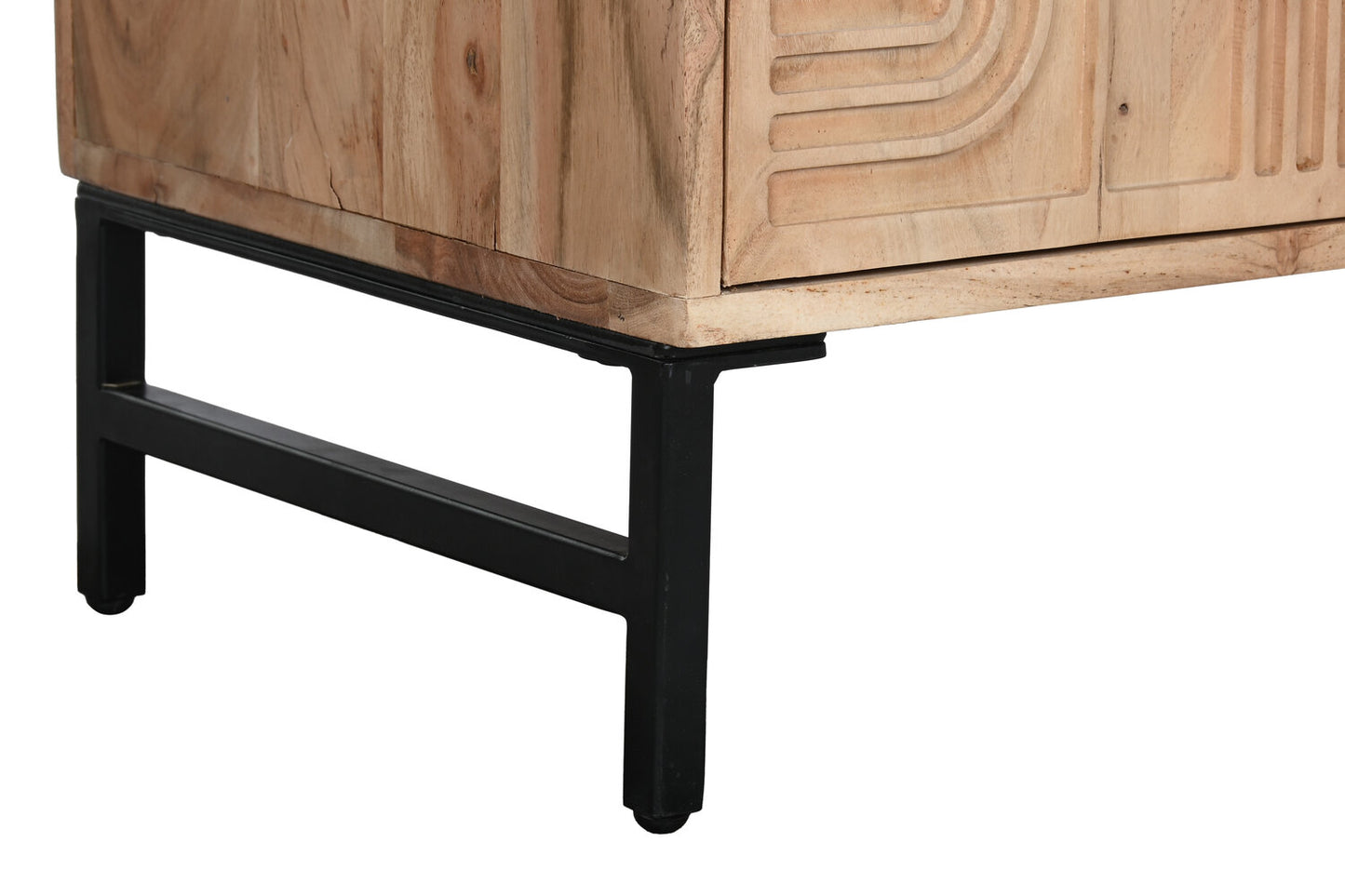 ARMARIO ACACIA METAL 90X40X161 67:80 MARRON