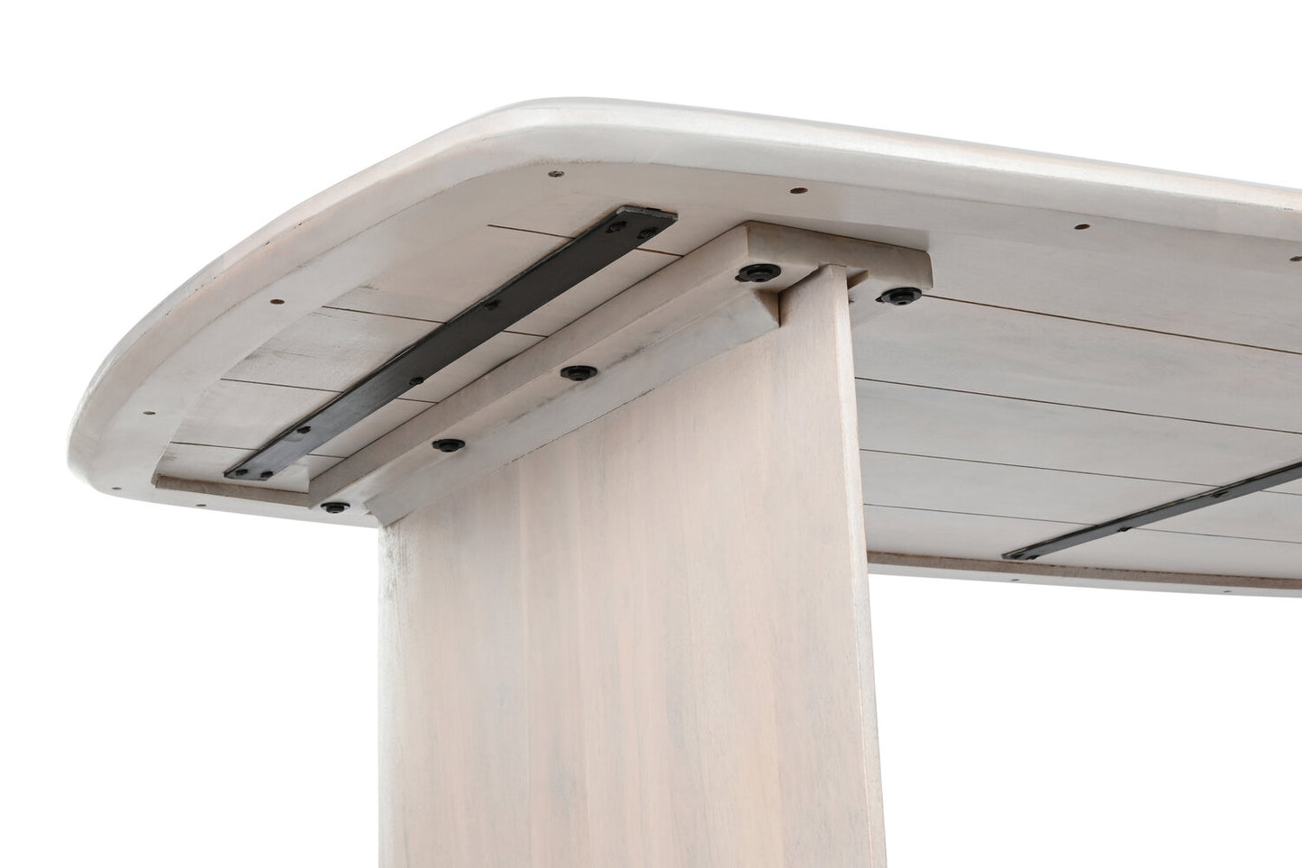 MESA COMEDOR MANGO 218X100X76 BLANCO