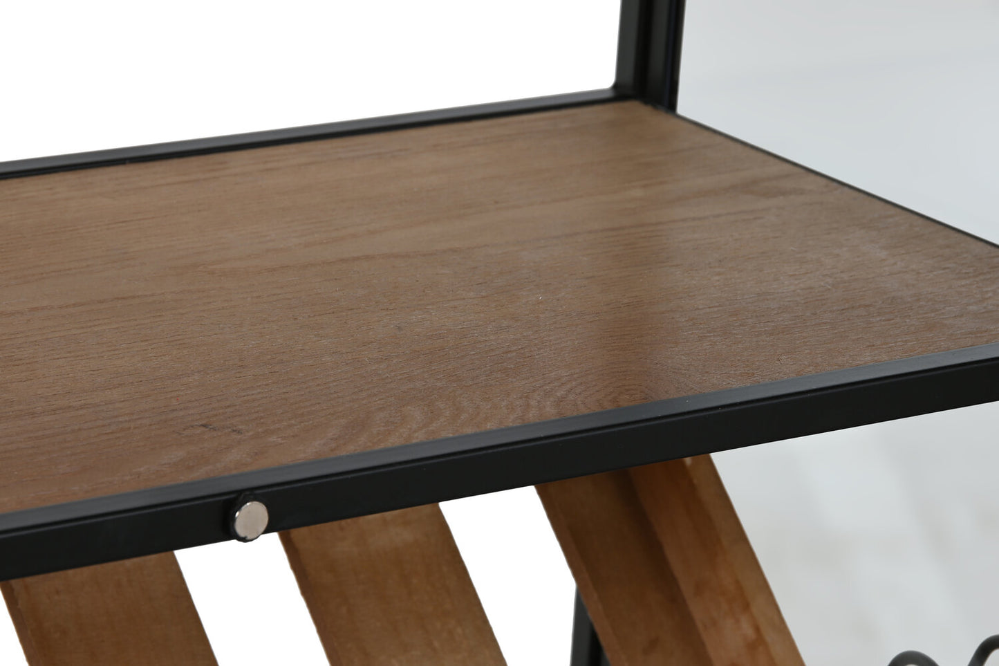 BOTELLERO METAL CRISTAL 102X32X60 PARED NATURAL