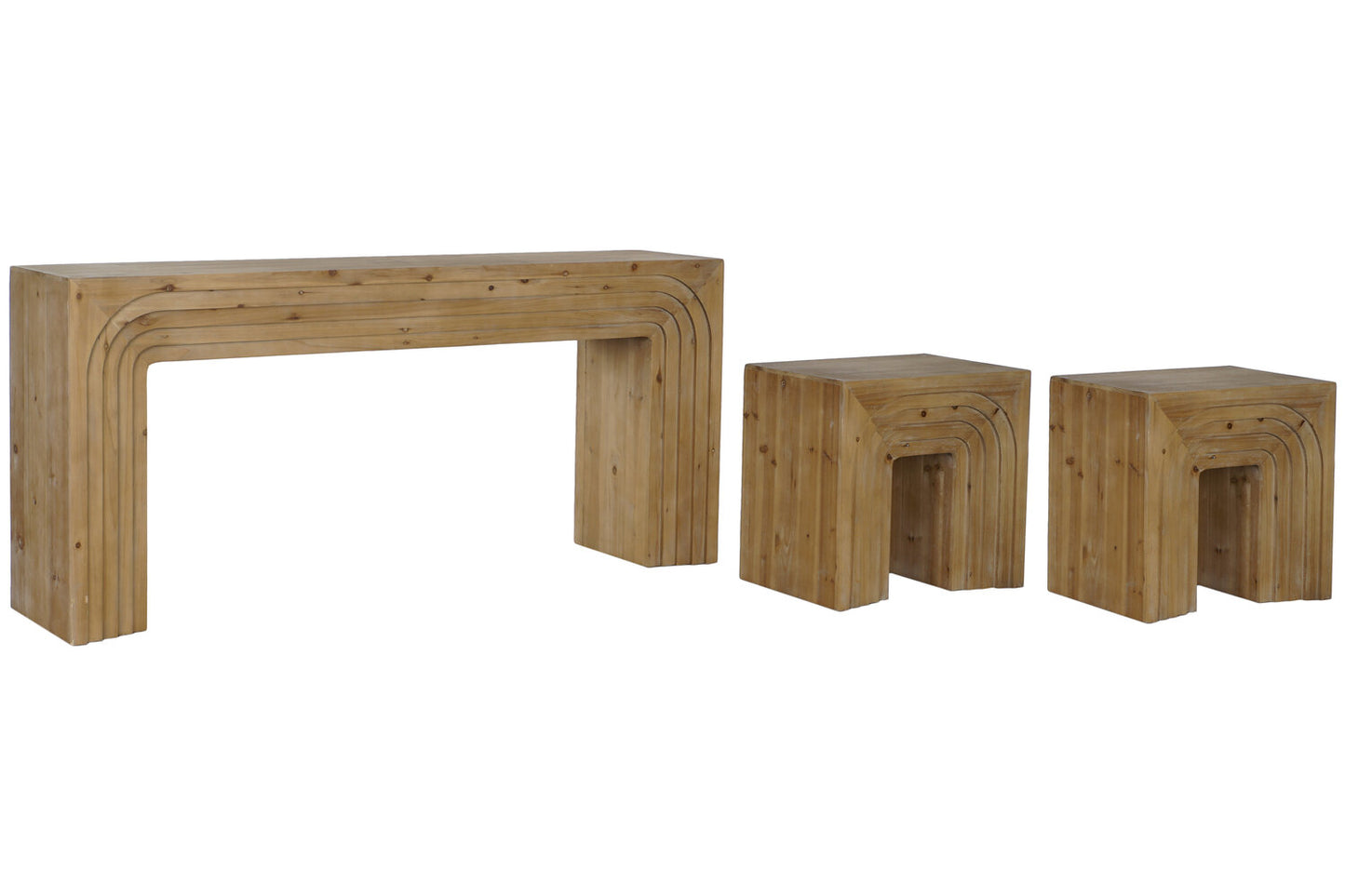 CONSOLA SET 3 ABETO MDF 180X40X80 40:00 ARCOS