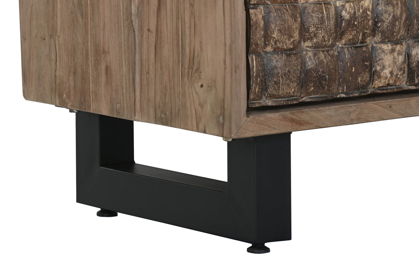 ARMARIO TECA RECICLADA COCO 85X40X185 2 PUERT