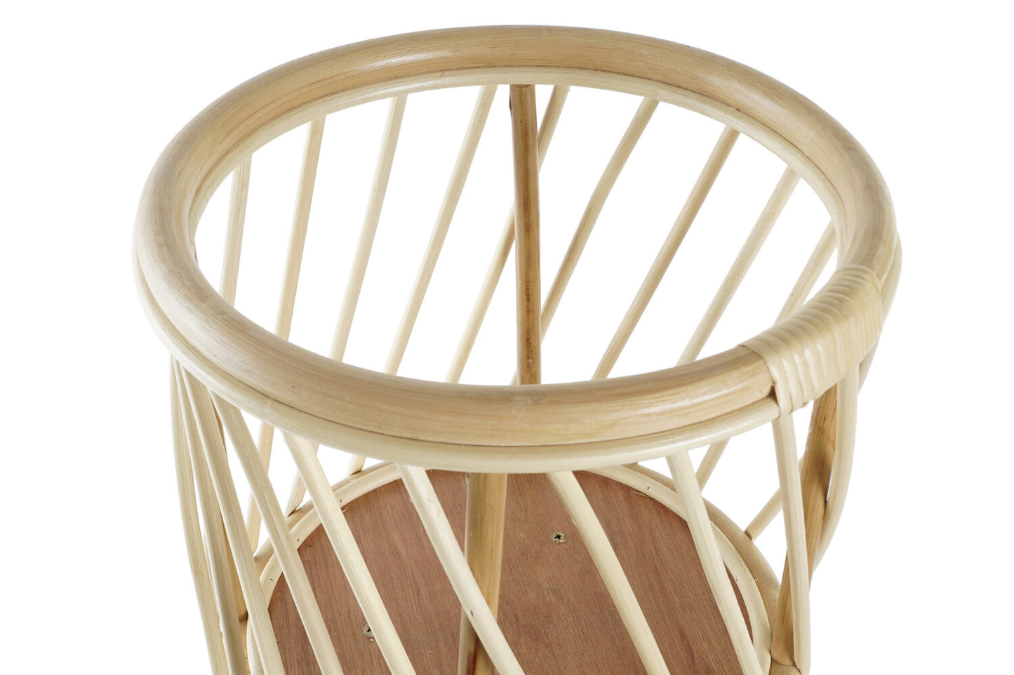 MACETERO BAMBU 28X28X60 NATURAL