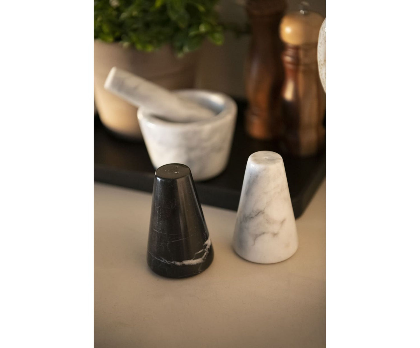 SET 2 SALERO PIMENTERO Ø6X9 CM