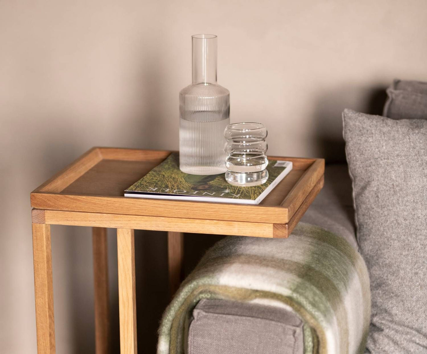 JARRA CRISTAL RIPPLE 1L Ø 9X24 CM